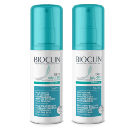 BIOCLIN DEO TALC 48H VAPO SPRAY 2 PEZZI