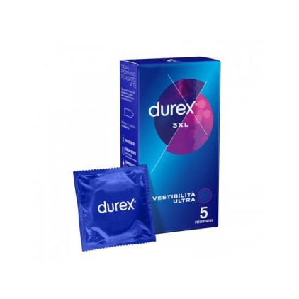 DUREX 3XL VESTIBILITA' ULTRA 5 PEZZI