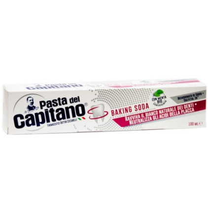 PASTA DEL CAPITANO DENTIFRICIO SBIANCANTE BAKING SODA 100ML