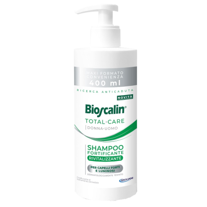 BIOSCALIN TOTAL CARE SHAMPOO FORTIFICANTE RIVITALIZZANTE 400ML