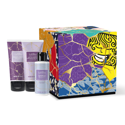 EUPHIDRA CHE TUTTI I TUOI SOGNI SI AVVERINO COFANETTO REGALO BAGNO CREMA DELICATO 100ML +SHAMPOO DELICATO 100ML+LATTE CORPO IDRATANTE DELICATO 100ML 