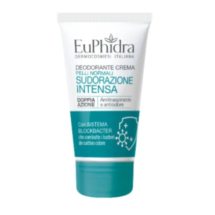 EUPHIDRA DEODORANTE CREMA PELLI NORMALI SUDORAZIONE INTENSA 40ML