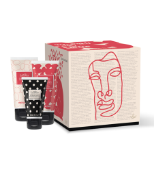 EUPHIDRA  COFANETTO REGALO  VOLERMI   PIU' BENE DOCCIA GEL+CREMA CORPO+CREMA MANI 