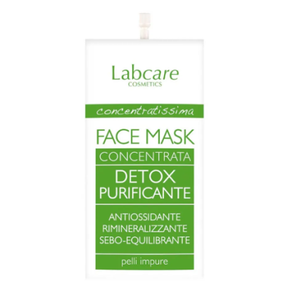LABCARE FACE MASK DETOX MASCHERA CONCENTRATA PURIFIFICANTE PELLI IMPURE 25ML