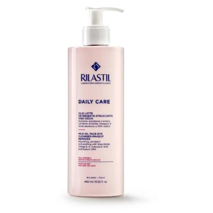 RILASTIL DAILY CARE OLIO LATTE DETERGENTE STRUCCANTE VISO OCCHI 400ML