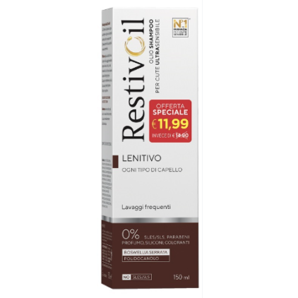 RESTIVOIL LENITIVO 150ML Olio Shampoo per cute ultra sensibile