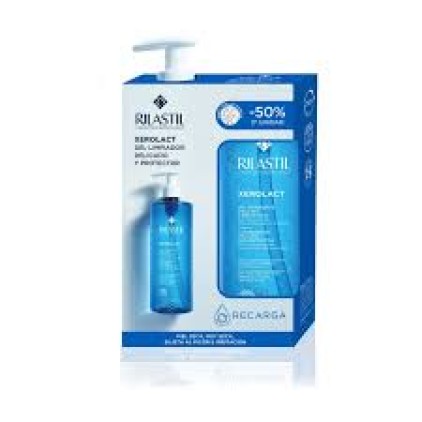 Rilastil Xerolact  Confezione 750 + 750 ml - Gel Detergente