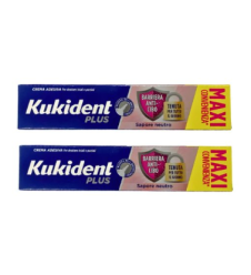 KUKIDENT BIPACCO BARRIERA ANTI CIBO SAPORE NEUTRO 2X57G