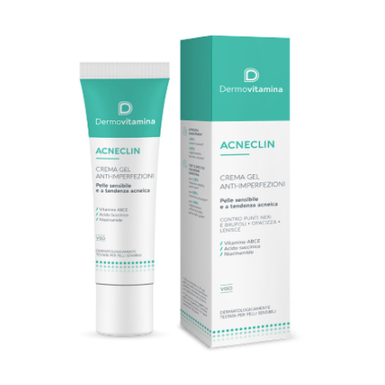 DERMOVITAMINA Acneclin Crema Gel Anti Imperfezioni Pelle Acneica 40ml
