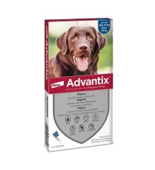 ADVANTIX Spot-On 4 Pipette 4ml Antiparassitario Cani 25-40Kg