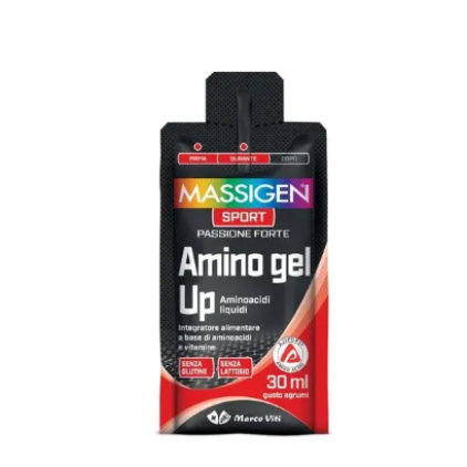 Massigen Sport Amino Gel Up-Marco Viti-30ml-Integratore energetico con aminoacidi e vitamine