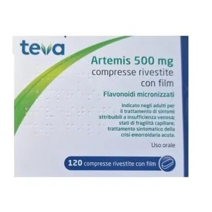 ARTEMIS 120 COMPRESSE RIVESTITE 500MG