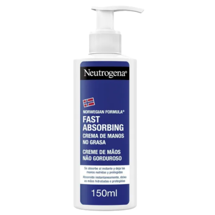 Crema Mani Assorbimento Rapido  - Neutrogena - Crema Mani 150 ml - Crema mani a rapido assorbimento per idratazione intensiva