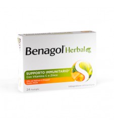 BENAGOL Herbal 24 Pastiglie Miele