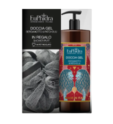 EUPHIDRA COFANETTO BERGAMOTTO & PATCHOULI Doccia Gel 400ml + Spugna da bagno