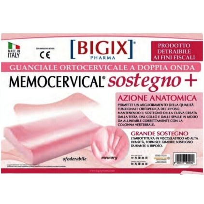 Bigix Guanciale Sostegno+ Trattamento Antibatterico - Cuscino Ergonomico