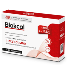SANAVITA BLOKCAL 20 COMPRESSE Per regolare il metabolismo di grassi e zuccheri