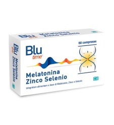 BLU TIME Melatonina Zinco Selenio 60 Compresse