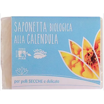 Fior di Loto Saponetta alla Calendula Biologica 100g