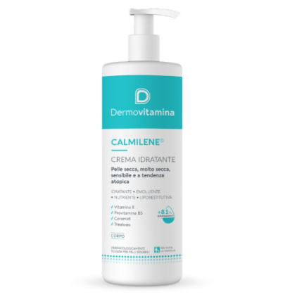 DERMOVITAMINA Calmilene Crema Idratante Pelle Secca, Sensibile, Arrossata 500ml