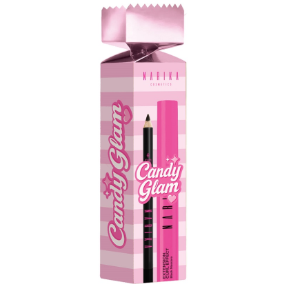 NARIKA CANDY GLAM KIT - Mascara Extension Curl Effect Black + Matita per Occhi Nera
