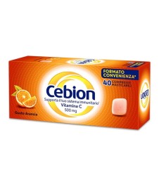 CEBION VITAMINA C GUSTO ARANCIA 40 COMPRESSE MASTICABILI