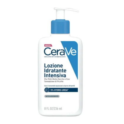 Cerave Lozione Idratante Intensiva Corpo per Pelle Molto Secca 236 ml - Crema Corpo Super Idratante