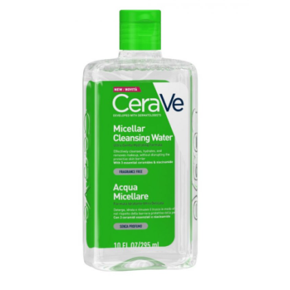 Acqua Micellare CeraVe 296ml - Detergente Idratante per Viso e Occhi con Ceramidi e Niacinamide