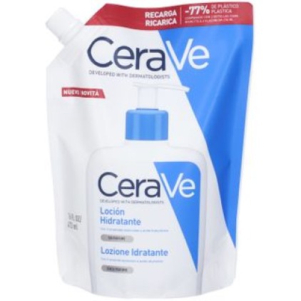 Cerave Lozione Idratante Refill - CeraVe - Ricarica flacone 473 ml - Ricarica lozione idratante per pelli secche