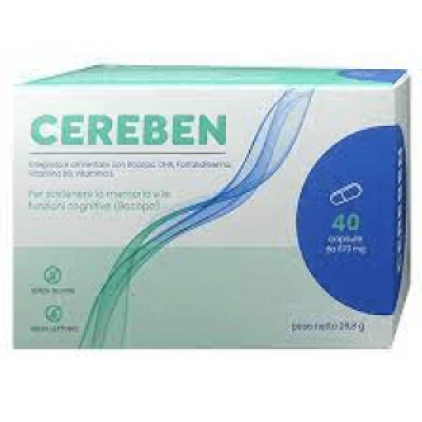 CEREBEN 40 Capsule - Integratore per la memoria e le funzioni cognitive