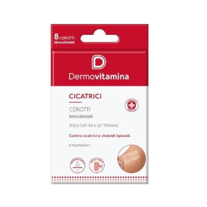 DERMOVITAMINA CICATRICI CEROTTI IDROCOLLOIDALI 8 Pezzi