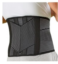 GIBAUD ORTHO Cintura Lombosacrale Action V Nera Taglia 2