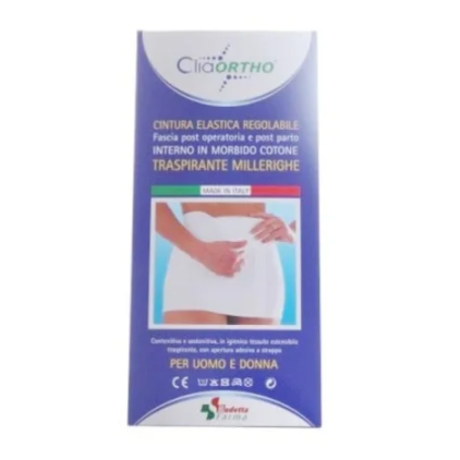CLIAORTHO FASCIA POSTOPERATORIA ELASTICA REGOLABILE Uomo Donna Taglia 2
