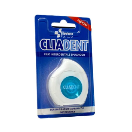 CLIADENT Filo Interdentale Spugnoso 30 Pezzi