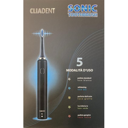 Cliadent Spazzolino Sonico Budetta Farma 1 Pezzo - Spazzolino Elettrico Sonico per una Pulizia Profonda e Delicata dei Denti Cliadent Spazzolino Sonico Budetta Farma 1 Pezzo - Spazzolino Elettrico Sonico per una Pulizia Profonda e Delicata dei Denti