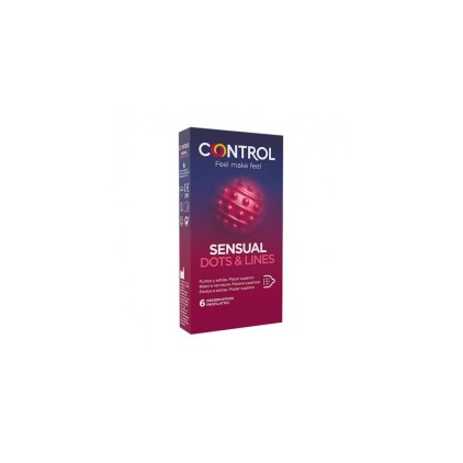 CONTROL Sensual Dots&Lines 6 pezzi