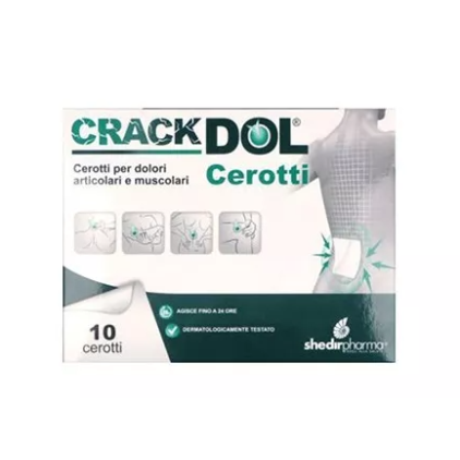 CRACKDOL Cerotti Dolori Muscolari 10 Pezzi