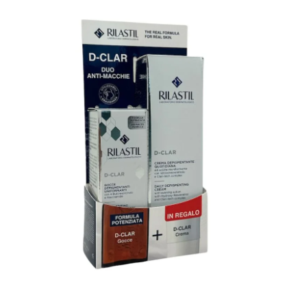 RILASTIL D CLAR DUO ANTI MACCHIE COFANETTO Crema 40ml + Gocce 30ml