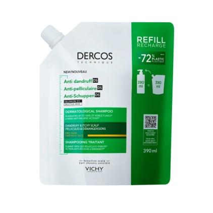 VICHY DERCOS TECHNIQUE SHAMPOO ANTIFORFORA SECCA RICARICA 390ML