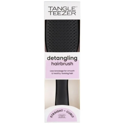 TANGLE TEEZER THE WET DETANGLER BLACK - Spazzola nera districante capelli lisci e ricci