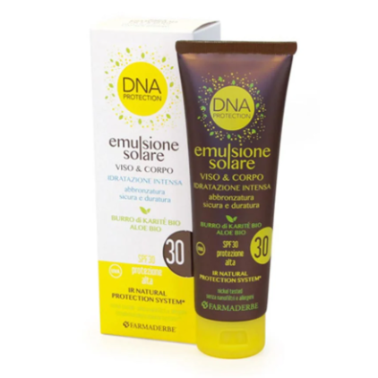 Farmaderbe DNA Protection - Emulsione Solare SPF30 Viso e Corpo 125ml