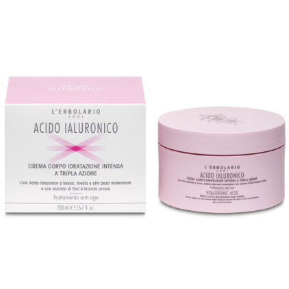 L'Erbolario - Crema Corpo Acido Ialuronico Idratazione Intensa A Tripla Azione 200ml
