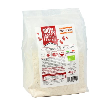 Fior di Loto Farina Fagioli Borlotti 400g