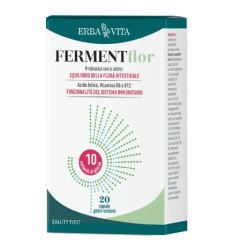 Erba Vita FERMENTFLOR 20 Capsule - Integratore per l'equilibrio della flora intestinale