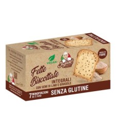INGLESE Fette Biscottate Classiche Integrali Senza Glutine 7 Monoporzioni da 2 fette