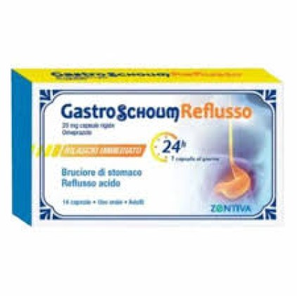 Gastroschoum Reflusso 20 mg capsule rigide 14 capsule 