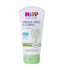 Baby Care Crema Viso/Corpo – Hipp – 75 ml crema – Crema nutriente e protettiva per la pelle dei bambini