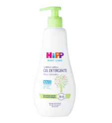 Baby Care Gel Detergente Corpo/Capelli – Hipp – 400 ml gel – Detergente dolce per la cura quotidiana di corpo e capelli