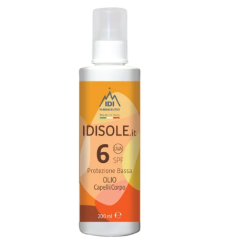 IDISOLE SPF6 Olio Corpo Capelli 200ml