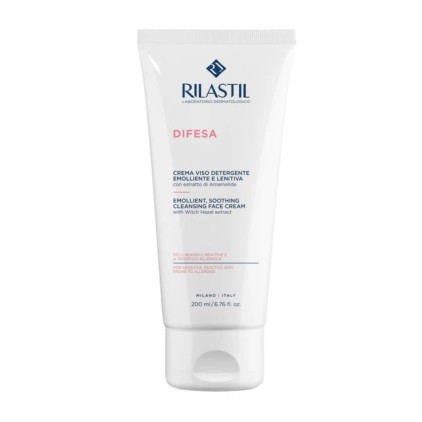 Rilastil Difesa - Crema Viso Detergente Emolliente e Lenitiva, 200ml